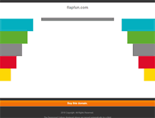 Tablet Screenshot of flapfun.com
